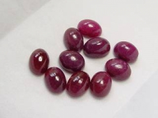 Saphir 7 x 5 mm - Oval Cabochon - Indien