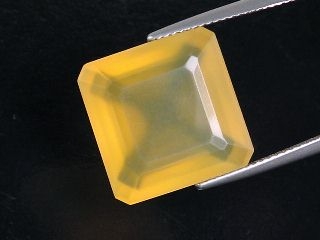 Fire Opal 13,62 Ct. - yellow octagon - Mexico