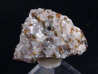 Norbergite specimen 21 mm - brown spots - Karelia Russia