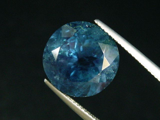 Fluorite 11,76 Ct. blue green round - Namibia