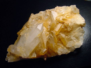 Bergkristall Stufe 120 mm feine Kristalle - Graubünden, Schweiz