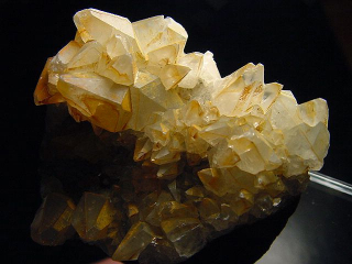 Calcite with Quartz specimen 52 mm - Sauerland, Germany