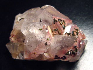 Quartz with Hematite and Epidote specimen 60 mm China