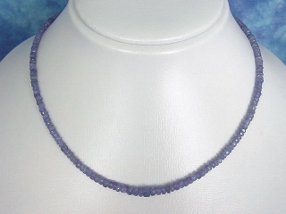 Tansanitkette 63,20 Ct. facettierte Tansanit Kette