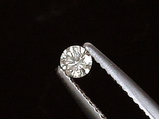 Diamond 0,12 Ct. - full round cut - 3,0 mm SI - India