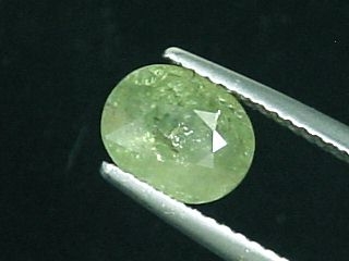 Demantoid 2,23 Ct. - apple green oval - Ural, Russia