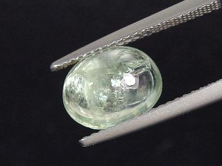 Aquamarine 2,79 Ct. 10 x 8 mm oval cabochon