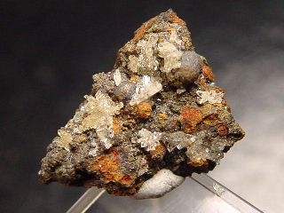 Adamine specimen 15 mm - white crystal clusters - Utah, USA