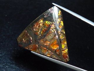 Ammolite 28,04 Ct. multicolor - fancy cabochon 30 mm