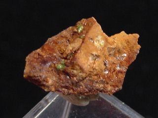 Arthurite specimen 14 mm - neon green - Arkansas, USA