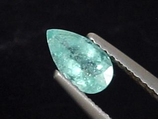Paraiba Tourmaline - 7 mm pear - Parelhas, Brazil