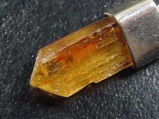 Topaz pendant 35 mm - fine Imperial Topaz + Silver
