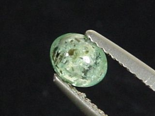 Green Chrysoberyl 5,5 mm oval cabochon Brazil
