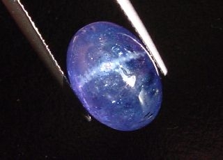 Tanzanite cat's eye 11,52 Ct. very rare - Merelani, Tanzania