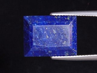 Faceted Lapislazuli 9,33 Ct. rectangular Pakistan