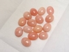Peruvian Opal 10 x 8 mm - oval cabochon - rose color