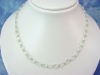 Aquamarine necklace - 60 Ct. with faceted Peridot (104k)
