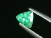Emerald 5 x 4 mm trillion - top color Brazil