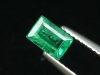 Emerald 6 x 4 mm baguette - top color Brazil