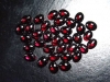 Almandine Garnet 8 x 6 mm winered - oval cabochon - India