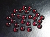 Almandine Garnet 6 x 6 mm winered - cushion cabochon