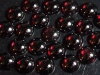 Almandine Garnet 8 mm winered - round cabochon - India