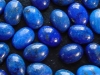 Lapislazuli 7 x 5 mm - oval cabochon - intense blue