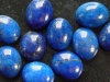 Lapislazuli 10 x 8 mm - oval cabochon - intense blue