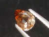 Andalusite - 0,73 Ct. - bright yellow & red - Brazil
