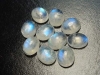 Rainbow Moonstone 10 x 8 mm - oval cabochon