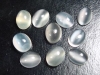 Moonstone white 9 x 7 mm - oval cabochon - Sri Lanka