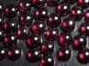 Almandine Garnet 5 x 5 mm winered - round cabochon - India