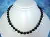 Black Tourmaline necklace  202 Ct. with green Aventurine