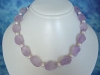 Amethyst necklace with pearls 545,00 Ct. faceted nuggets
