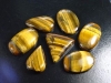 Tigereye 7 pieces lot- 306,64 Ct. - cabochons India
