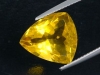 Fluorite 10,97 Ct. - intense yellow - fancy trillion Brazil