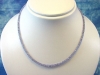 Fiery Tanzanite necklace - 35,60 Ct. faceted Tanzanite (45k)