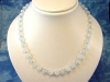 Apatite & Quartz necklace - cracked, fine effect (52k)
