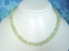 Prehnite necklace 200 Ct. apple green Prehnite beads