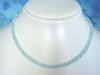 Blue Topaz necklace - fine faceted 72 Ct.