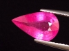 Ruby 3,01 Ct. pear - fine red pink - treated Madagascar
