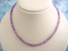 Amethyst necklace 71,60 Ct. faceted rondels