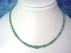Emerald necklace 53,30 Ct. fine green polished Emerald
