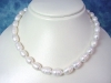 Baroque Pearl necklace 274 Ct. fine white 12-15 mm pearls