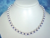 Pearl necklace with Lapislazuli 169,40 Ct. fine pearls