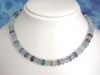 Fluorite necklace multicolor 240,00 Ct. modern design