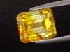 Sphalerite 4,69 Ct. intense yellow orange - octagon cut