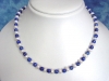 Lapislazuli necklace 135,60 Ct. with fine pearls