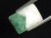 Emerald & Quartz 5,90 Ct. bicolor cabochon Brazil