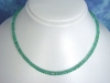 Emerald necklace 62,60 Ct. faceted high grade Emerald